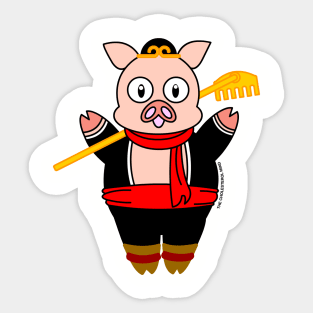 Zhu Bajie Piggy Sticker